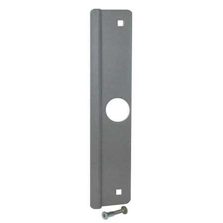 2-5/8 X 12 Adams Rite Cylinder Hole Latch Protector For Outswing Doors With EBF Fasteners